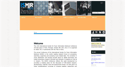 Desktop Screenshot of ismir2012.ismir.net