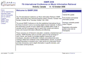 Tablet Screenshot of ismir2006.ismir.net