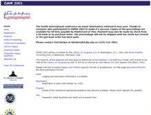 Tablet Screenshot of ismir2003.ismir.net