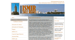 Desktop Screenshot of ismir2011.ismir.net