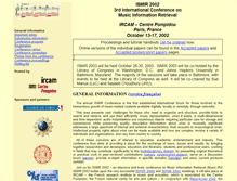 Tablet Screenshot of ismir2002.ismir.net